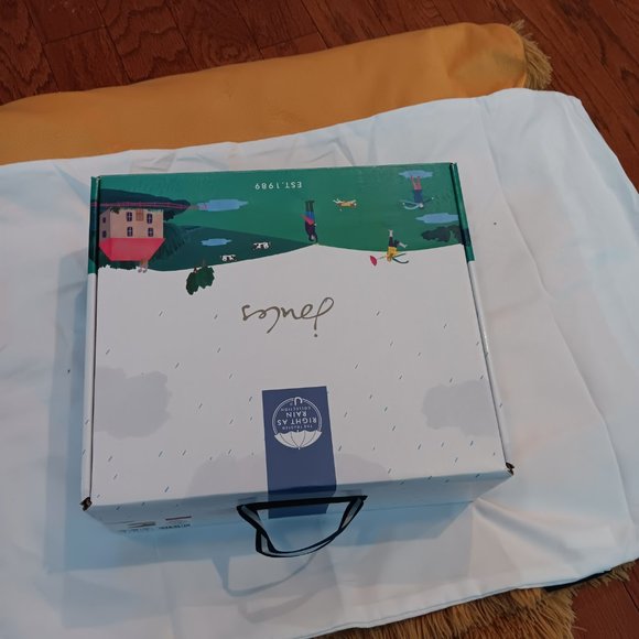 Joules Rainwell Green Leopard Ankle Rain Boots - Picture 8 of 8